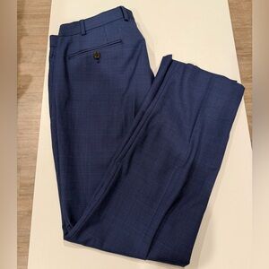 Men’s Ralph Lauren Blue Plaid Dress Pants - 36 X 30